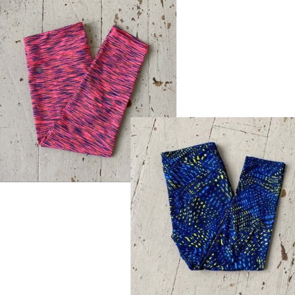 Lot of 2 Pair Fabletics Salar Capri Leggings